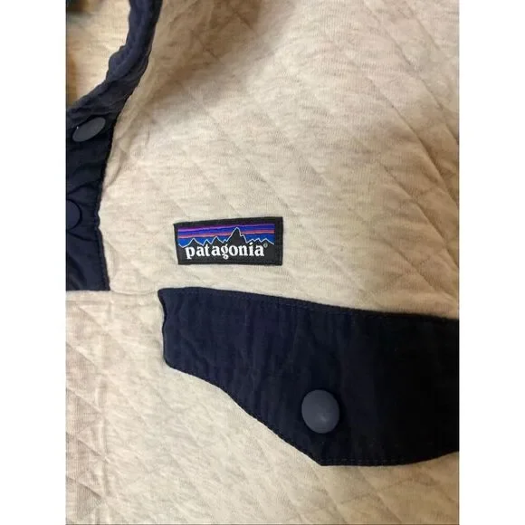 Patagonia organic cotton quilt snap-t pullover women's size small 25282 - Picture 3 of 5